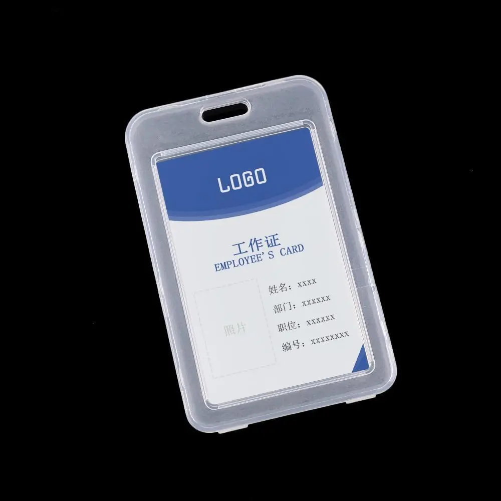 1-10 Stück wasserdichte, transparente, starre Plastikkartenhüllen, transparente ID-Kartenhüllen, Bus-, Bank-, Kredit- und Visitenkarten-Schutzhüllen – Detail 2