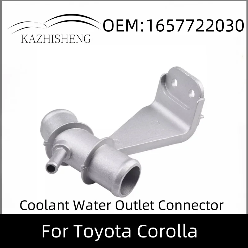 

1657722030 Алюминиевый фланцевый разъем для выхода охлаждающей жидкости для Toyota Corolla 1.8L L4 Matrix 16577-22030
