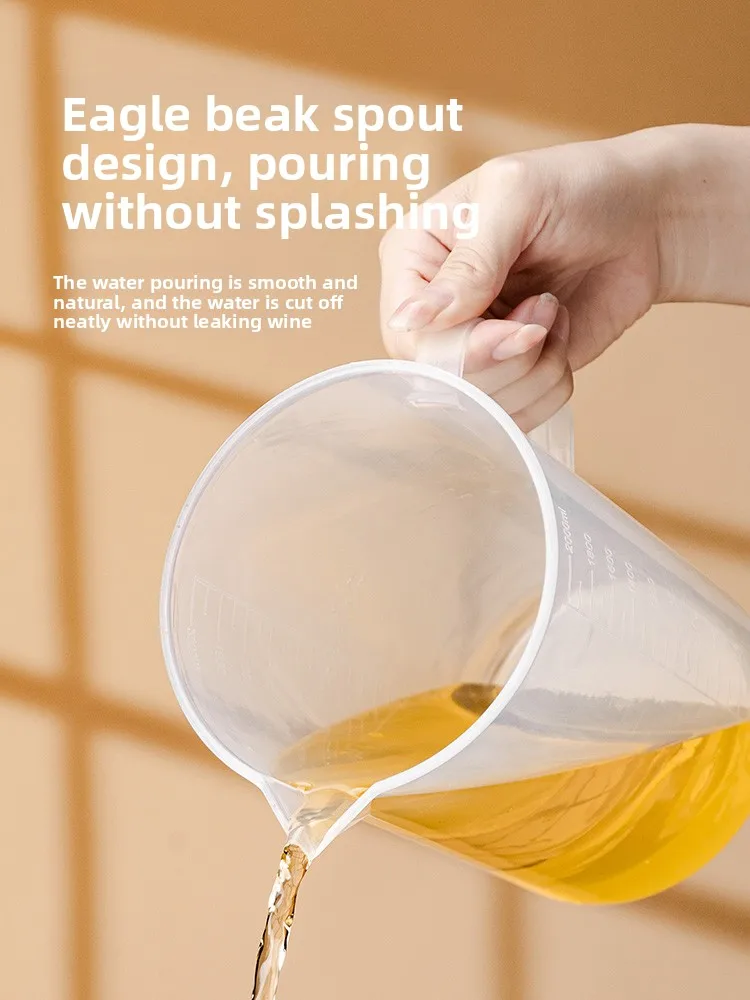 Taza Medidora de Plástico de an Capacidad con Escala para Tienda de Té, 000 ml, 5 L, Mililitros, Uso Comercial, Taza Medid...