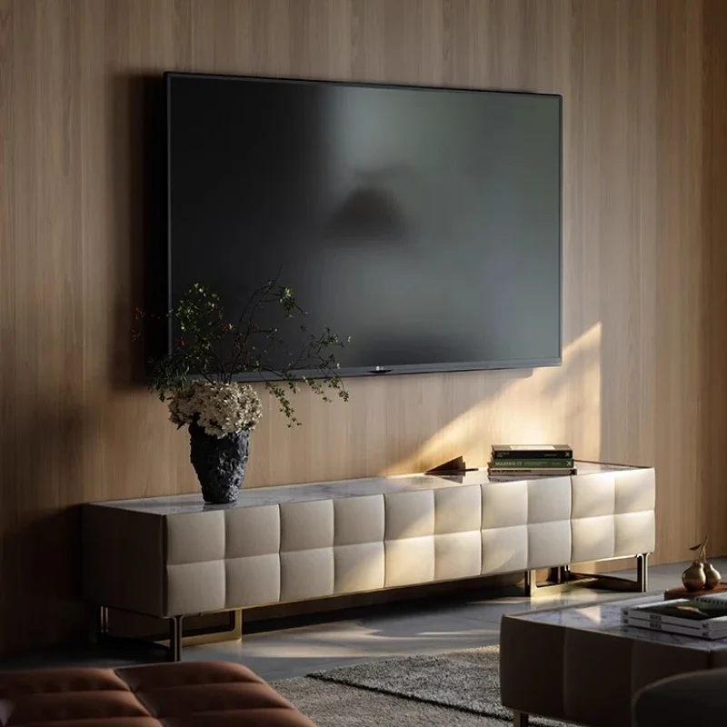 Designer Minimalist TV Cabinet Italian Universal Organizer Storage Tv Table Living Room Luxury Trendy Muebles Para Tv Furniture