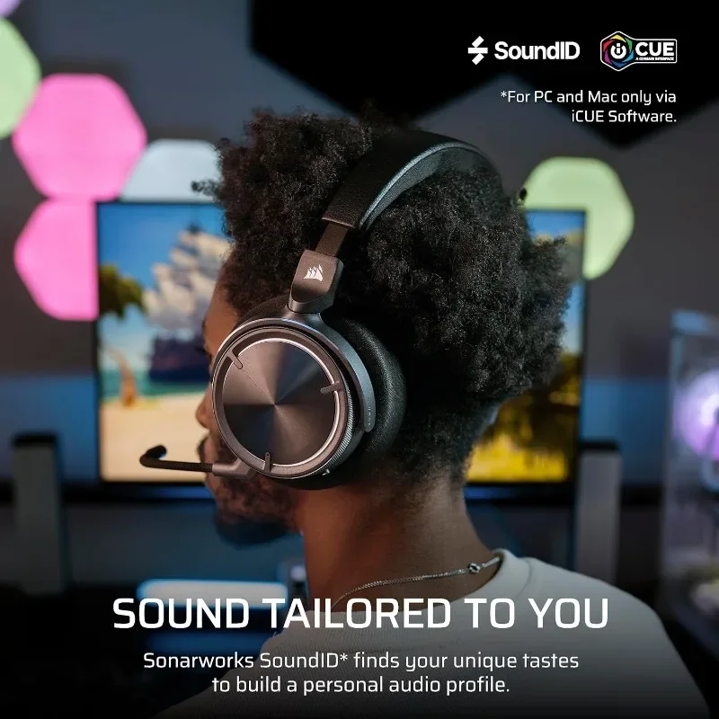 سماعة الألعاب اللاسلكية Virtuoso MAX - Dolby Atmos، إلغاء الضوضاء النشط، Sonarworks SoundID