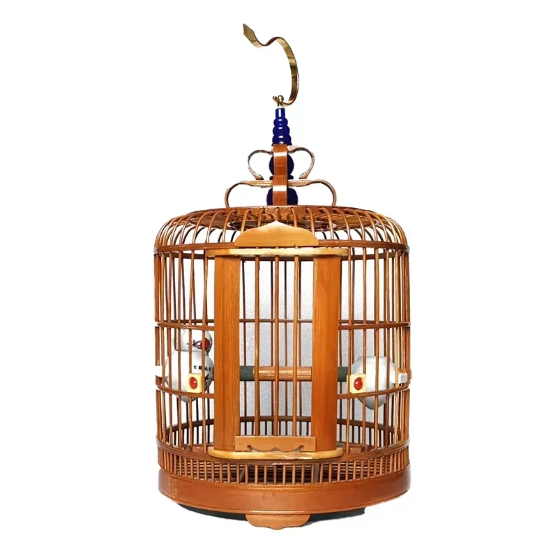 

Thrush other jade bird large handmade old bamboo boutique bird dedicated to mynaSichuan wide cage full set. Hot sales
