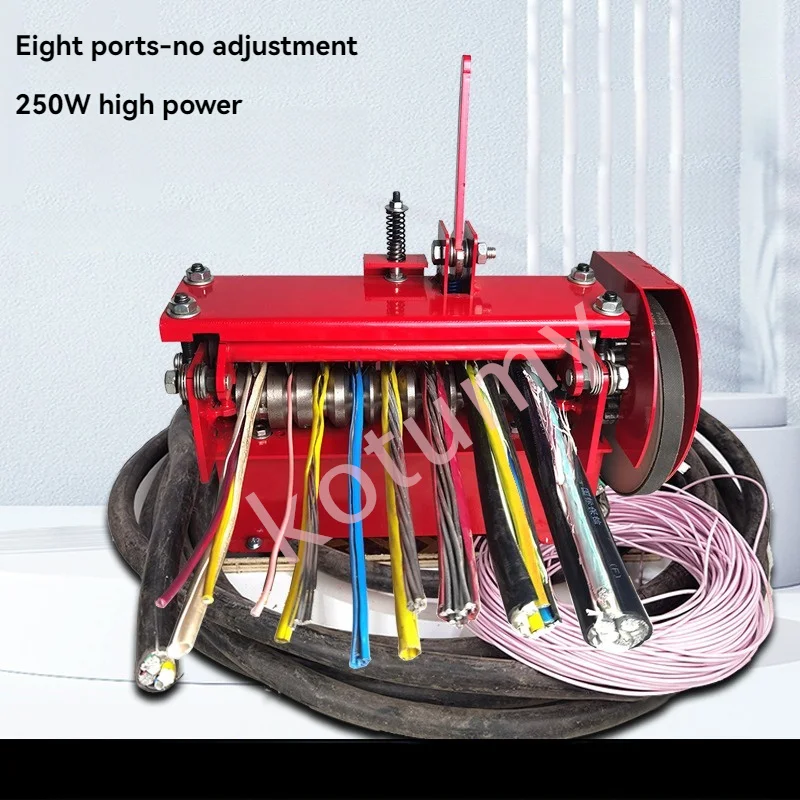 Electric Wire Stripping Machine Portable Wire Stripper Cable Stripper 2-28mm 250W 220V for Scrap Copper Recycling