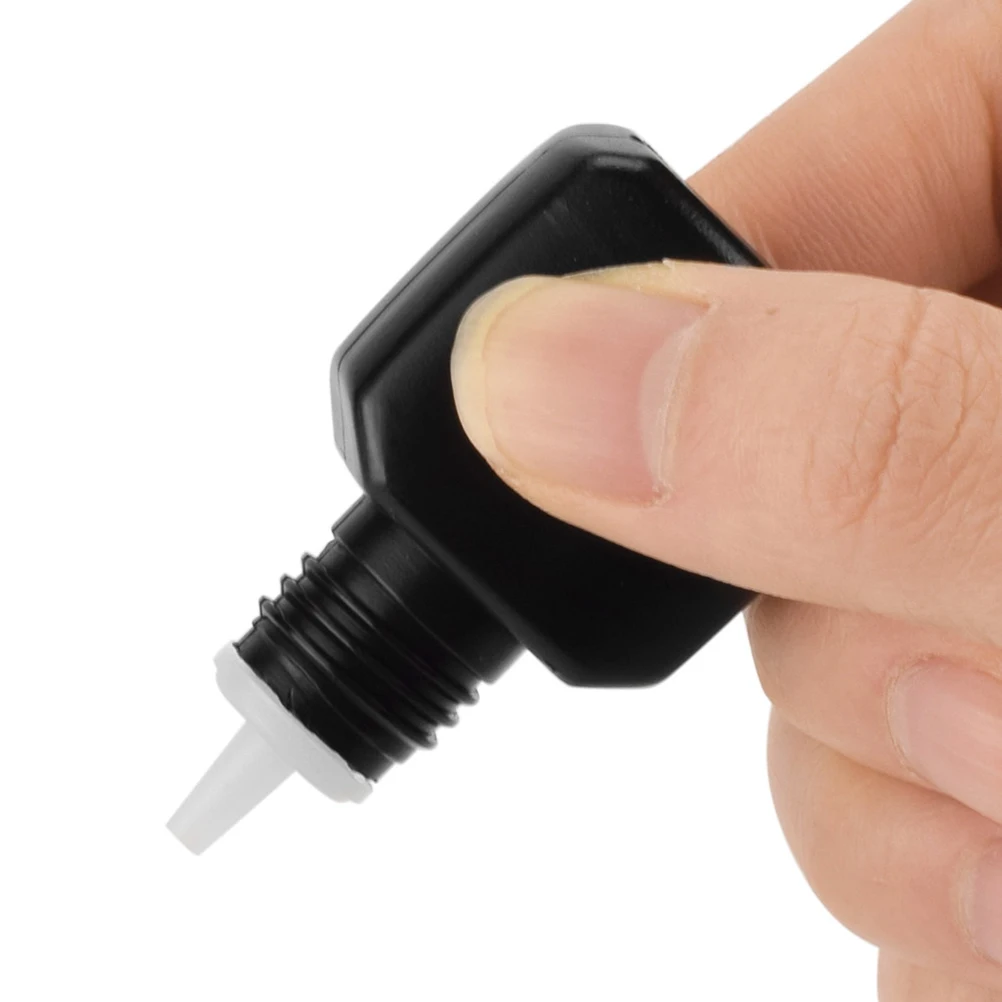 

Eyelash Glue Container Black Refillable Bottles Empty Vials Professional Grafting Eyelash Glue Bottle Safe Durable Leakproof