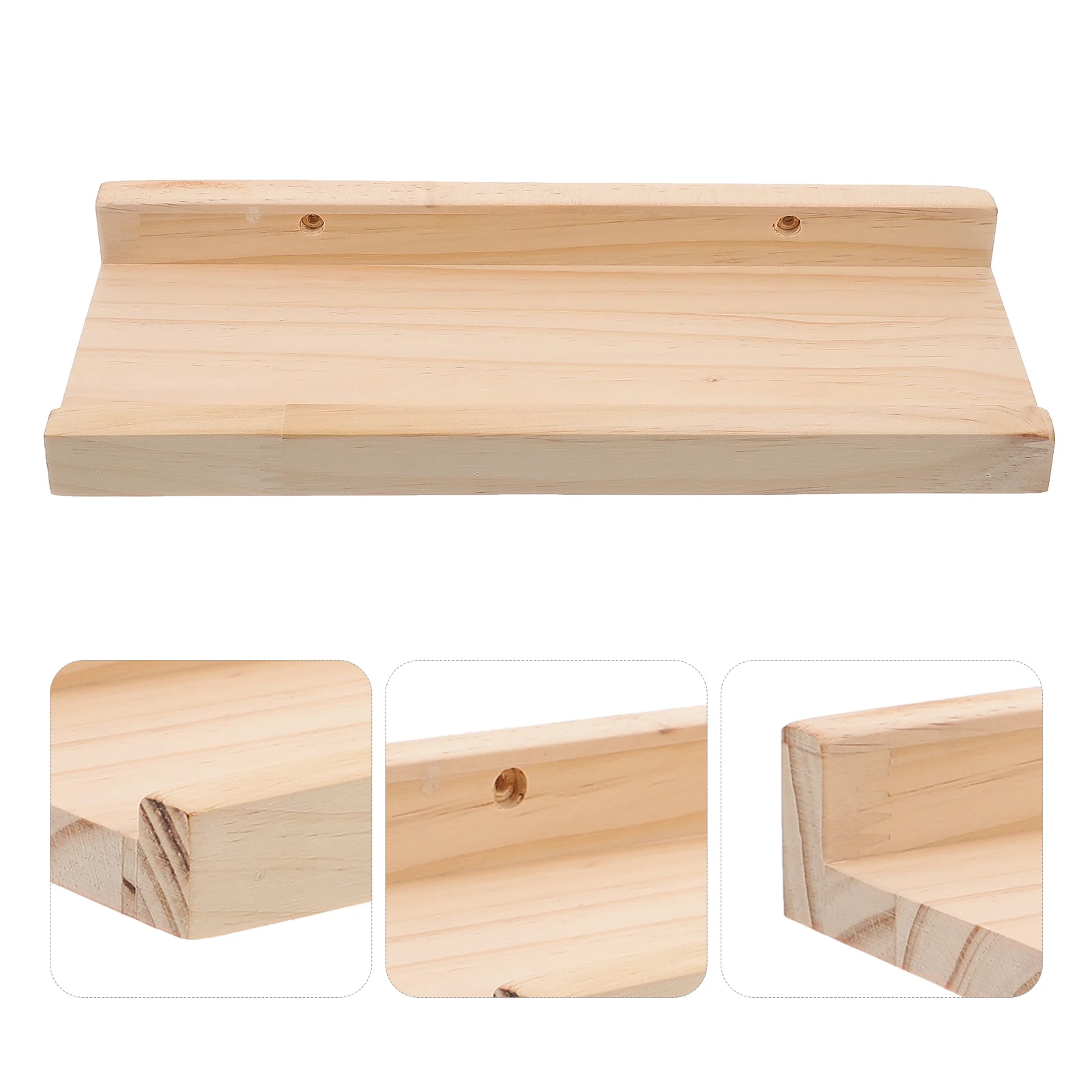 Rak dinding ringan, rak dinding penghemat ruang, rak pajangan kecil untuk kayu