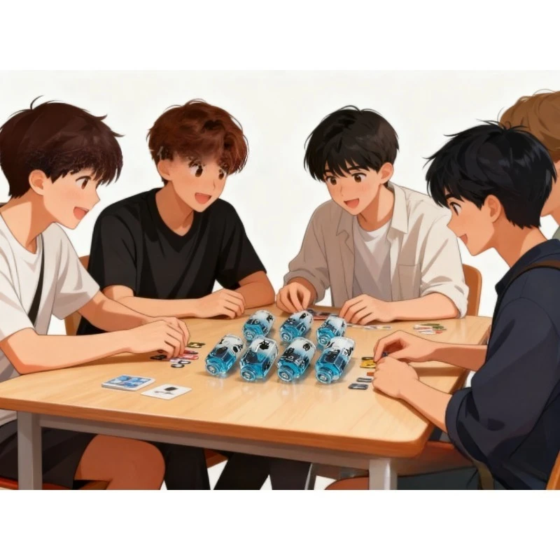 

7pc/set Resin DND Dice Set Bottle Shaped Polyhedral Dice for DND RPG Board Gaming Adventure Leisure Time Entertainment Tools