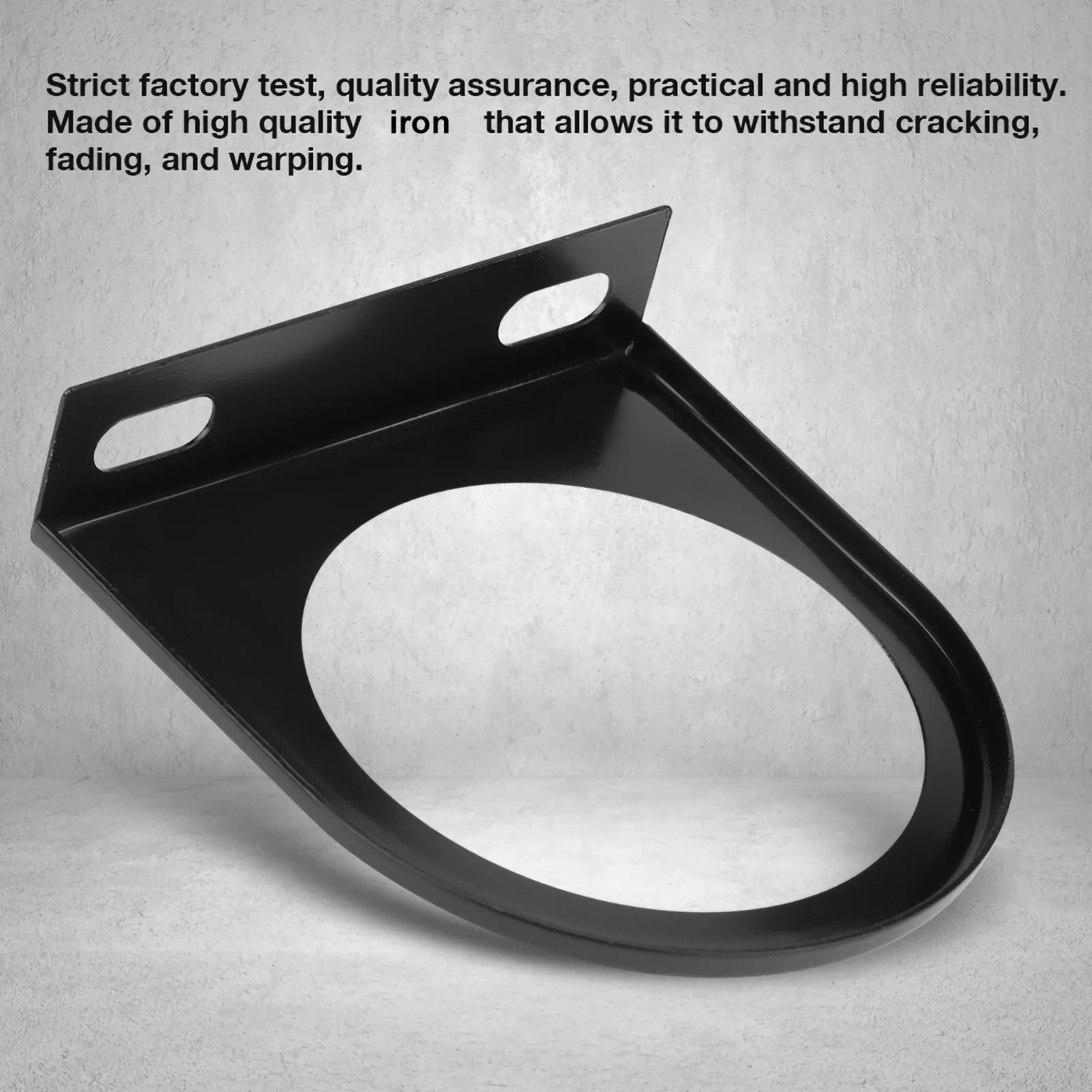 52mm 2 Inch  Single Hole Meter Gauge Pillar Mount Pod Holder Bracket Black Gauge Bracket Gauge Holder Gauge Mount Pod
