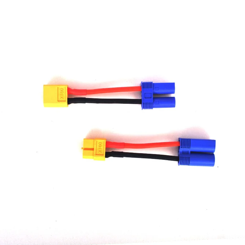 14AWG EC5 Male to XT60 Female RC Model Connector Cable Short Lithium Battery Jumper Harness for FPV Drone Manufacturer