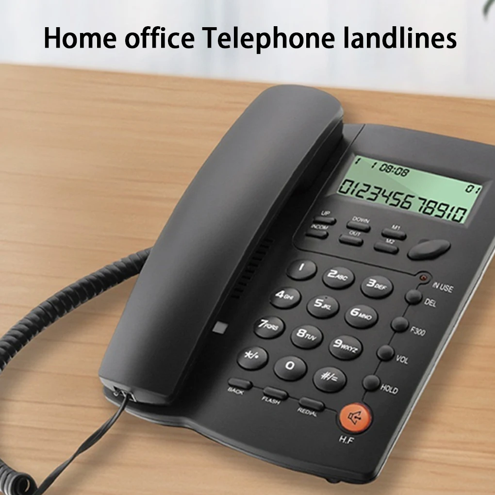 Corded Phones Landline With Answer Phone For Home or Office Home Telephone Business Fixed Landline Phone Corded No Batteries