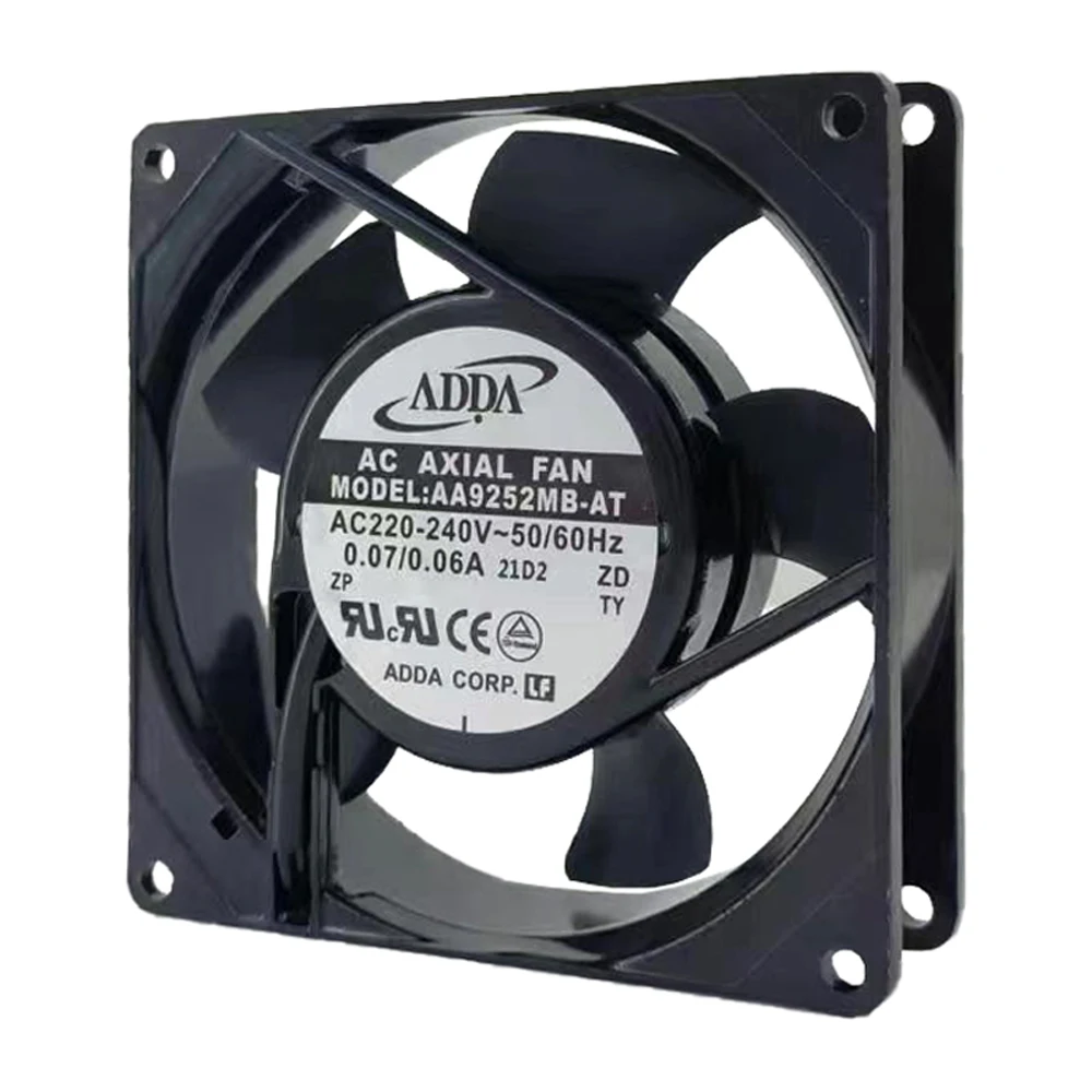 AA9252MB-AT 92x92x25mm AC220V Kipas Pendingin 9CM 9225 Kipas Ventilasi Aksial untuk Kabinet Industri dan Catu Daya