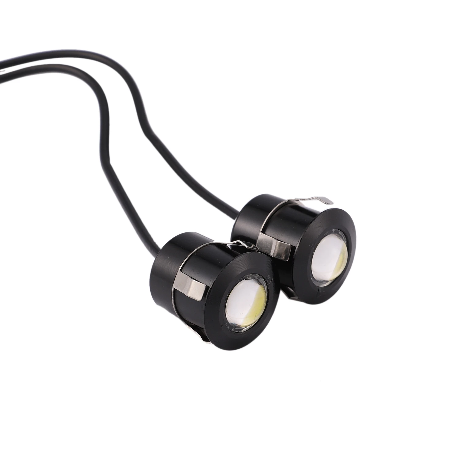 2 uds LED Eagle Eye luz de respaldo lámpara de conducción antiniebla coche motocicleta luz blanca 9W negro A001