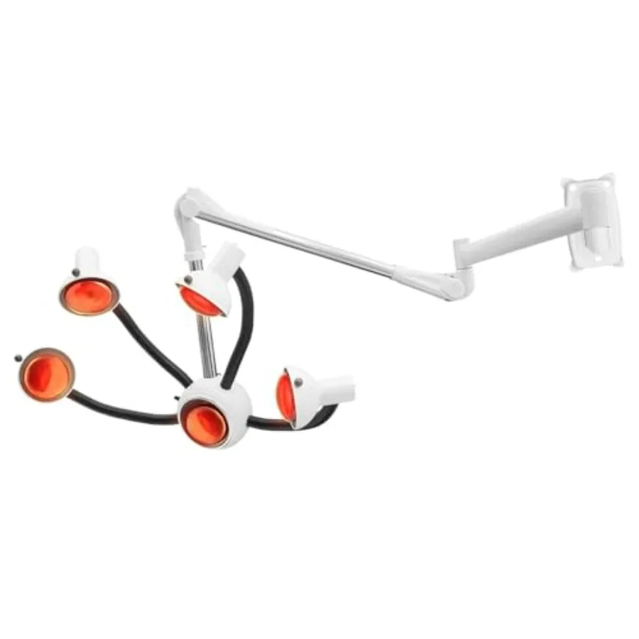 

Настенный инфракрасный фен для волос, аппарат для инфракрасной термотерапии, лампа с 5 насадками, регулировка температуры для ухода за волосами