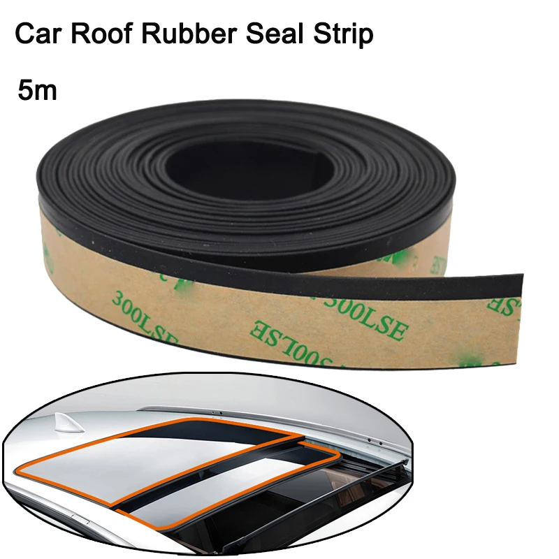 Car Sunroof Seal Windshield Weather Stripping Rubber Edge Trim for Car Front Rear Windshield Roof Windows Sealants Accessories