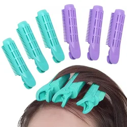 Natürliche flauschige lockige Haars pange mehrfarbige Kunststoff lose Haarwurzel Luft knall Locken wickler Haarnadel Mädchen nach Hause Friseur Styling-Tools