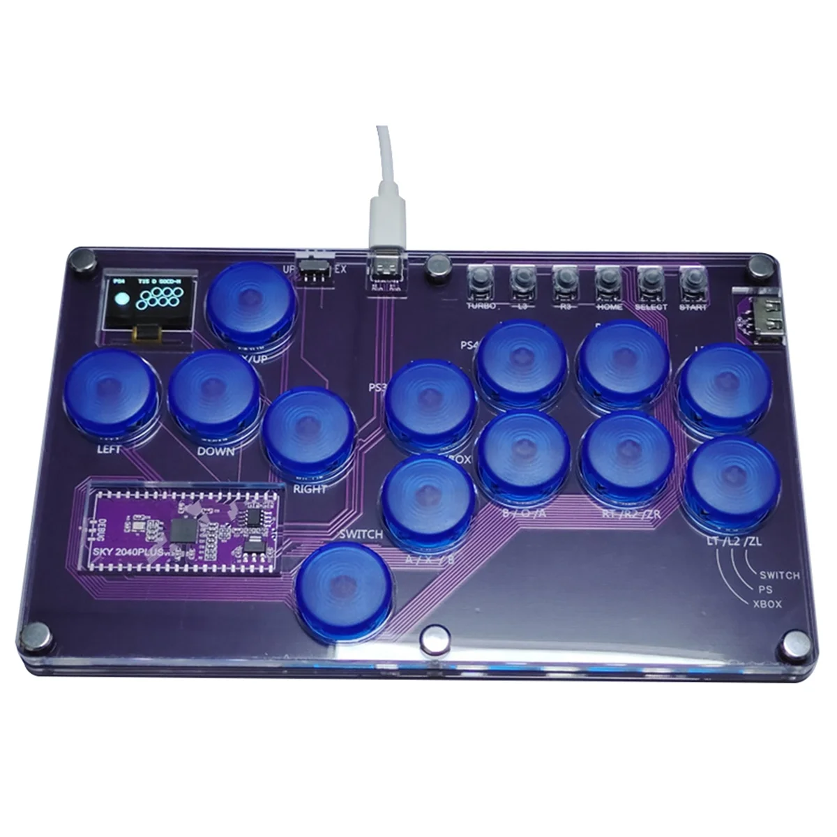 13Key Joystick Hitbox Keyboard Arcade Stick Controller For PS4/PS3/Switch/Steam Arcade Hitbox Controller Fight Sticks D