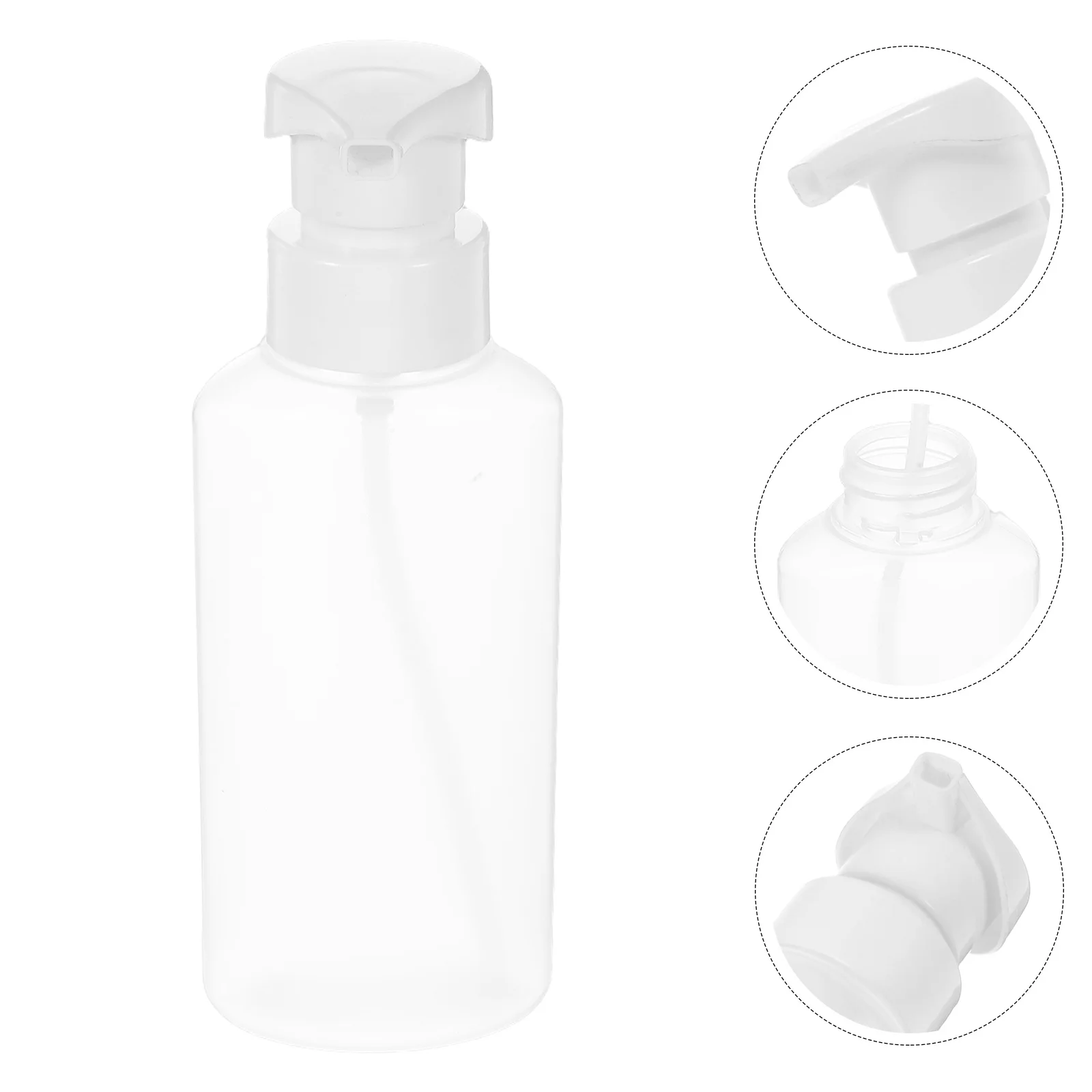 

2pcs Portable Foam Bottle Empty Bottle Reusable Travel Shampoo Dispenser Eco-Friendly Lightweight Plastic Facial