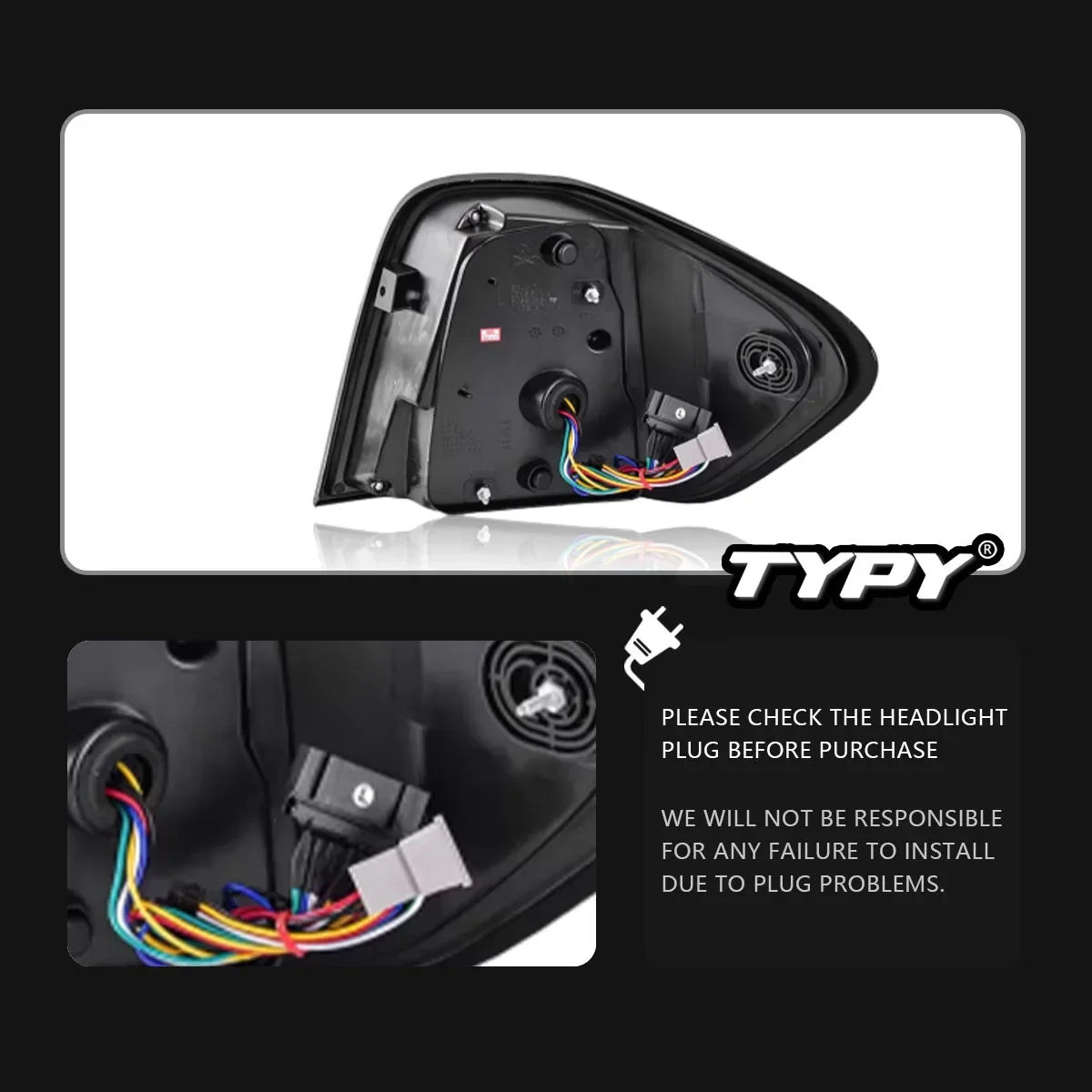 

TYPY New LED Tail Lamp Upgrade Modified For Benz M-Class W164 Taillights 2005-2008 Dynamic Signal Tail Lamp Auto Accessories