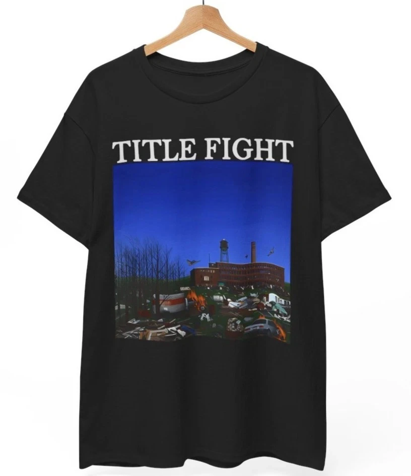 Image of Title Fight T-Shirt, Shed Album T-Shirt, Rockband-T-Shirt, Unisex-T-Shirt, lässiges Mode-Streetwear-Shirt, übergroßes T-Shirt
