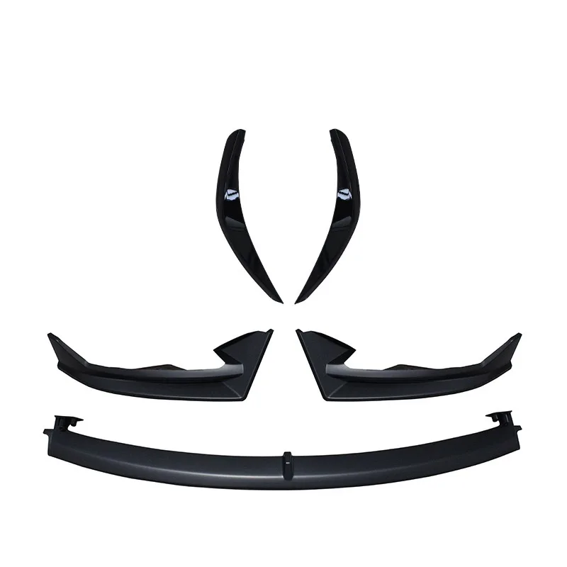 For Tesla New Model 3 2024-2026 ABS Front Bumper Diffuser Splitter Spoiler Lip Tuning Body Kits Protection Car Accessories view 3