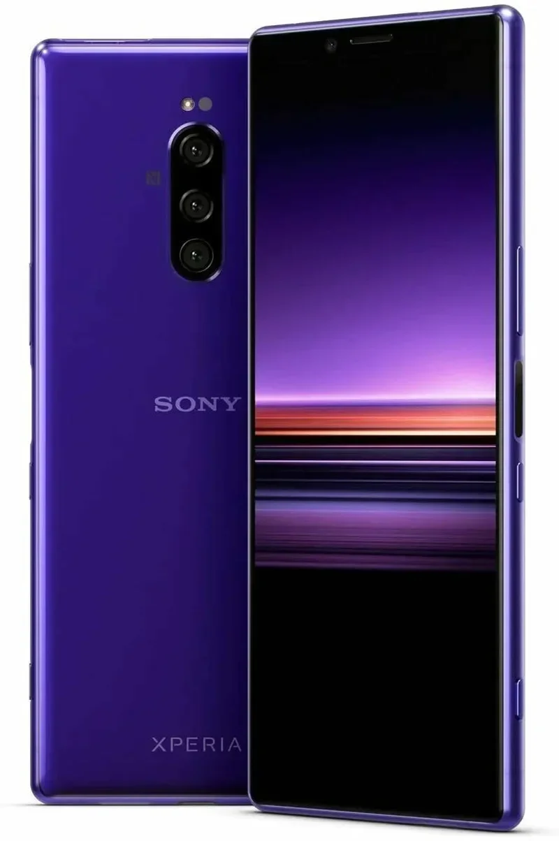 كاميرا Sony Xperia 1 J8110 J9110 الأصلية غير مقفلة 6G + 128GB XZ4 Snapdragon 855 6.5 بوصة HD كاميرا NFC بصمة أصابع SONY xperia 1 هاتف