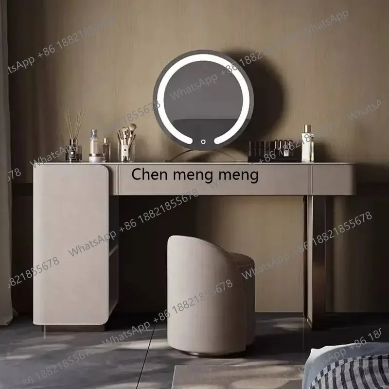 M178 Jewelry Organizer Vanity Table Lights Nordic Outlet Cabinet Drawers Makeup Vanity Bedroom Girl Mirror Penteadeira