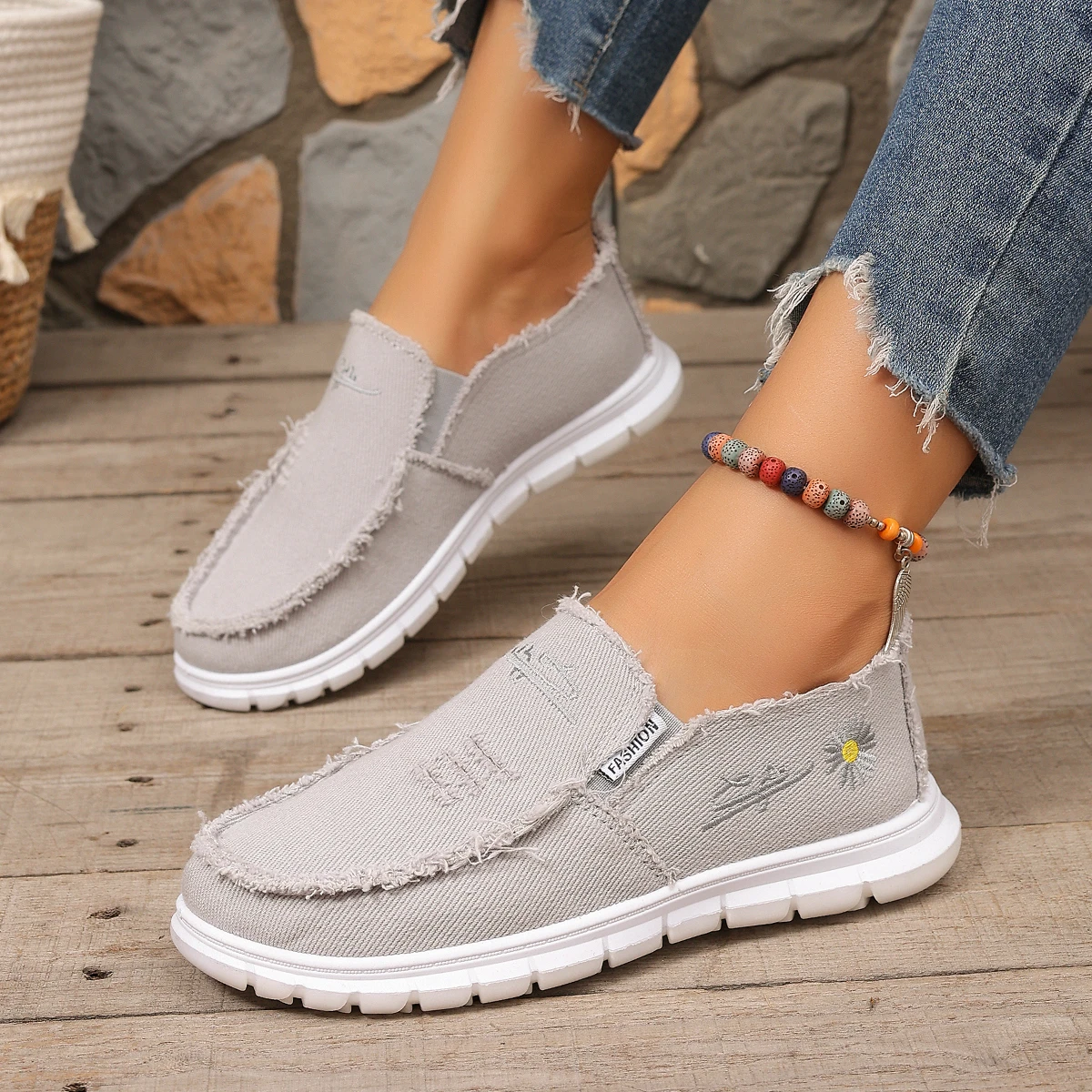 Spring/Autumn Women's Embroide - Embroidery Canvas recension och pris