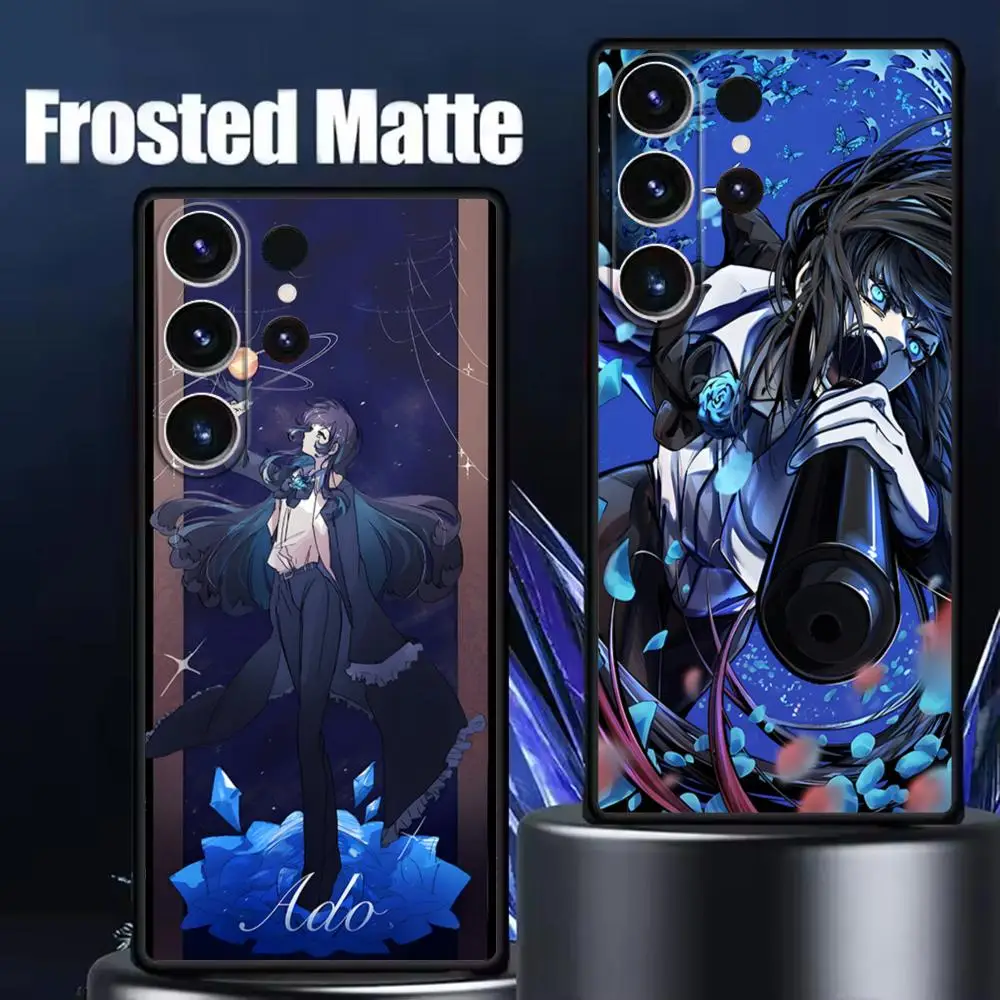 Hot Virtual singer Cool Ado Phone Case For Samsung Galaxy S26 S25 S24 S23 S22 S21 Plus Ultra Note20 Soft Black