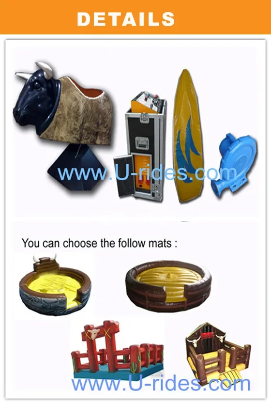 Rodeo bull Invertor como peças sobressalentes Mechanical Bull