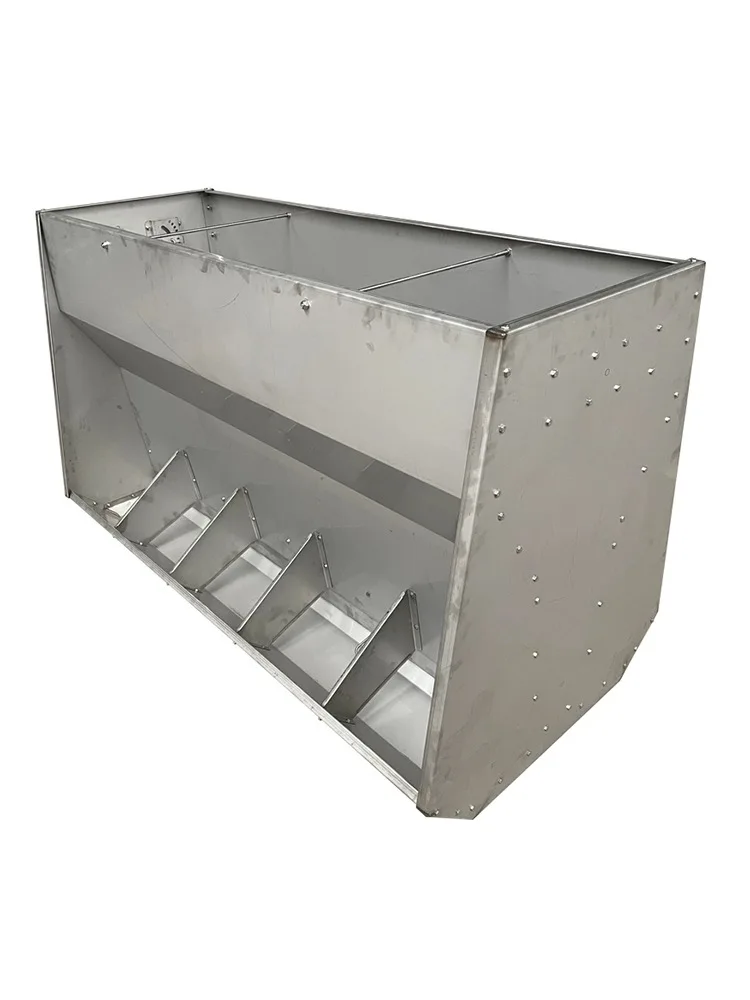 Doppelseitiger automatischer Futtertank für Schweinezucht