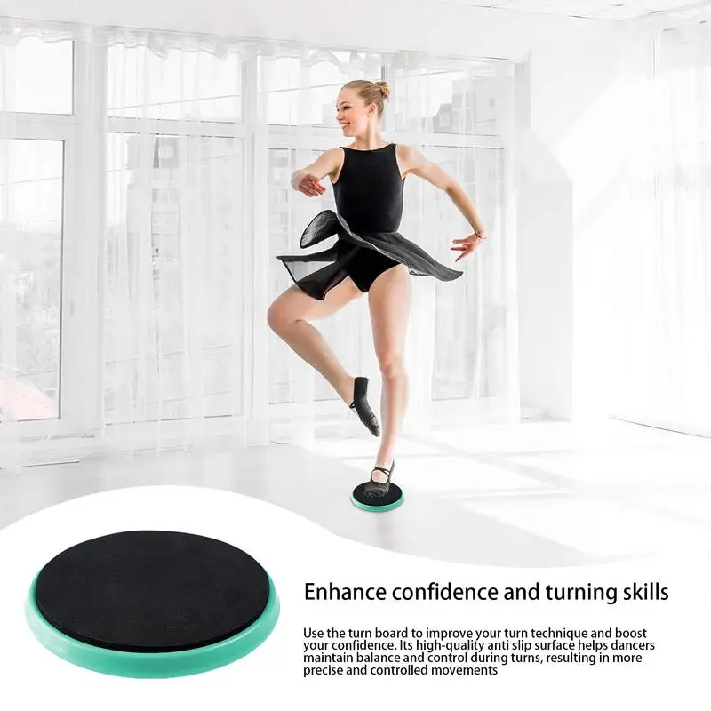 Ballet Turning Board Ballet Pirouette Dance Spinner Disc Dance Equipment With Non-Slip Surfaces For Cheerleaders Dances Gymnasts