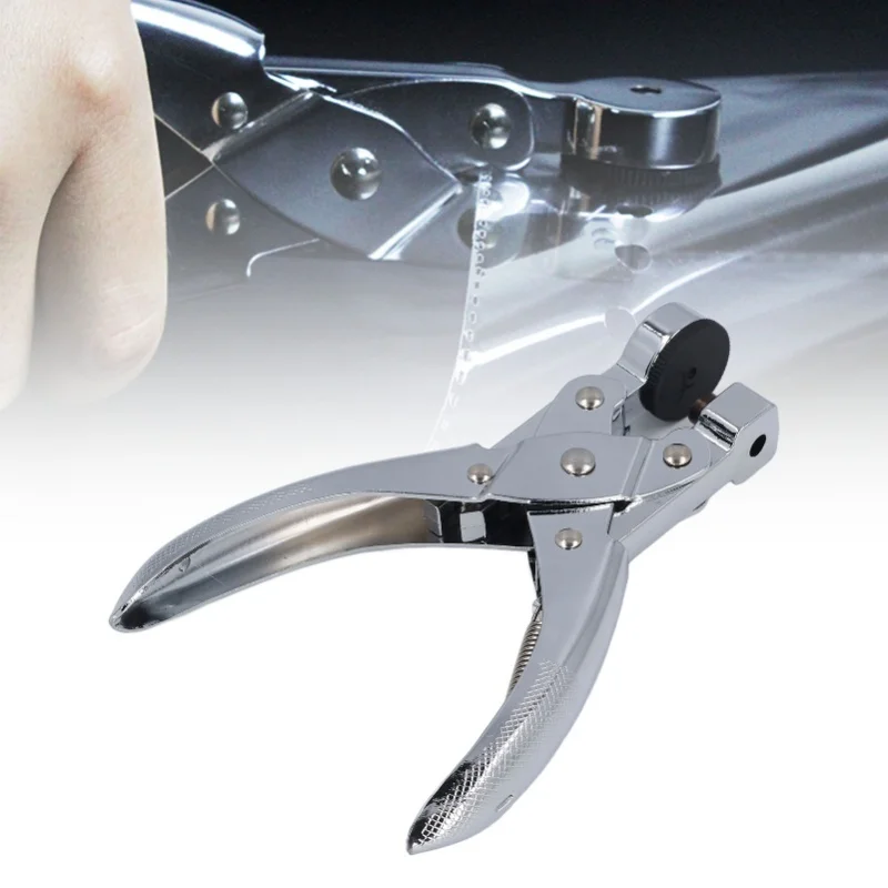 

Дырокол для пластиковых пакетов, ручной одинарный круглый дырокол из цинкового сплава для тонкой пленки, полиэтиленовые OPP, сумки из ПВХ, 6 мм/0,24 дюйма