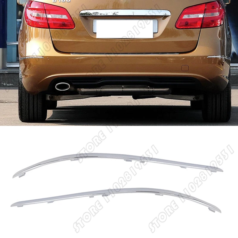 2012-2014 for Mercedes-Benz W246 B180 B200 Car Front and Rear Bumper Trim Strips A2468850421 A2468850521 A2468850921 A2468851021