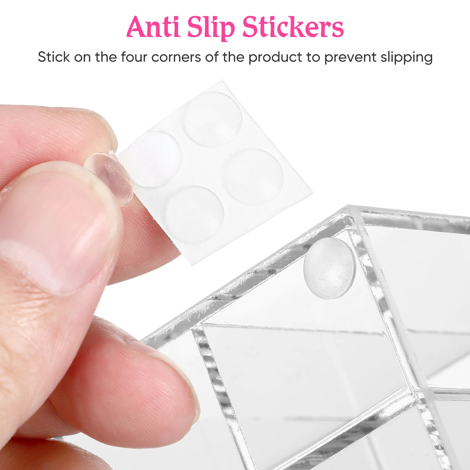 กล่องเก็บเครื่องสำอางอเนกประสงค์ 24 ช่อง  อะคริลิค  ความจุขนาดใหญ่  ที่วางลิปสติก  ชั้นวางโชว์บนโต๊ะ  สำหรับใช้ในบ้าน