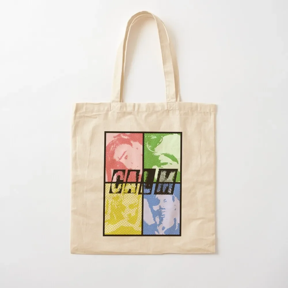 CALM Pop Art Tote Bag shoping bag Customizable tote bag bags for women