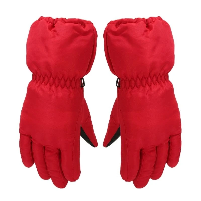 

J15U 1 пара зимних варежек с длинными пальцами, водонепроницаемые детские перчатки, ветрозащитные лыжные варежки