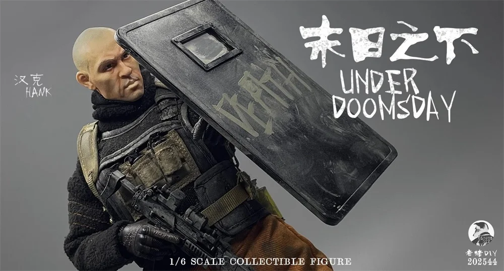 1/6th 3ATOYS Tough Guy Man The Last of Soldier Doll with Shield Toys Model Full Set Action Figure Fr Fans Collect DIY