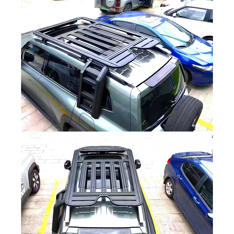High Quality Heavy-Duty Steel Roof Rack Fit Haval H9 H5 Defender Over 100kg Capacity Multi-functional Expansion Platform