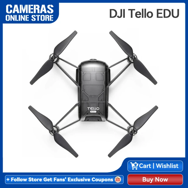 Dji Tello Edu /tello Mini Drone Perform Flying Stunts Shoot Quick Videos  With Ez Shots Toy Plane Fpv Brand New In Stock Original - Camera Drones -  AliExpress