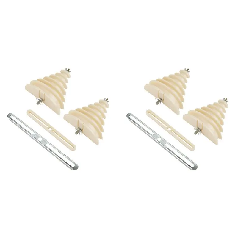 

-[Retail TX] 2X 1 Beige 7-Layer 6-Slot Motor Repair Tool Pagoda Motor Winding Mold Single-Phase Universal Micro-Motor Winding To