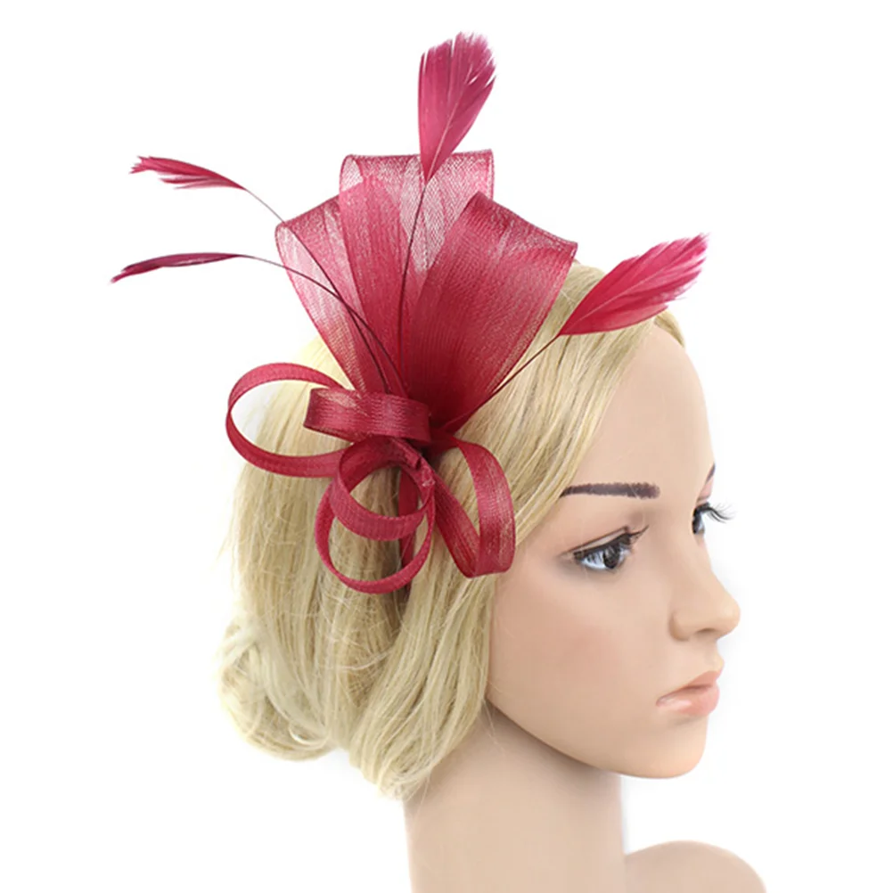 Cocktailparty-Hut, Hüte, Fascinator, Abschlussball, Stirnband, Fascinator für das Haar, Frauen, Tee-Kopfbedeckung, Polyester-Fascinator, Damen-Braut