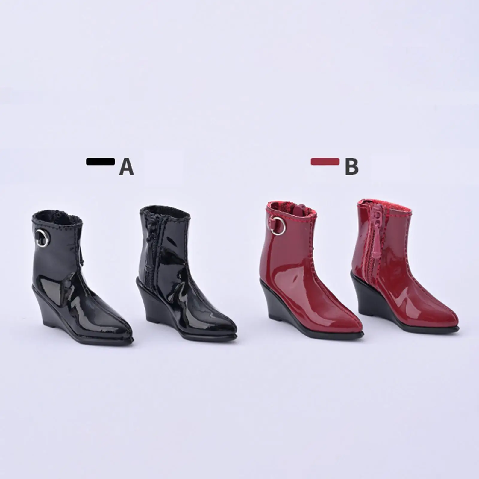 Sepatu Action Figure Skala 1/6, Aksesori Kostum Boneka Berdandan untuk Wanita 12 Inci