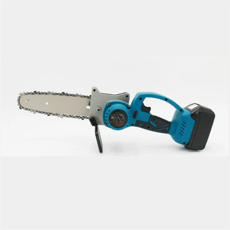

Rechargeable chainsaw household small handheld saw firewood electric chain saw lithium battery outdoor logging tree sawing