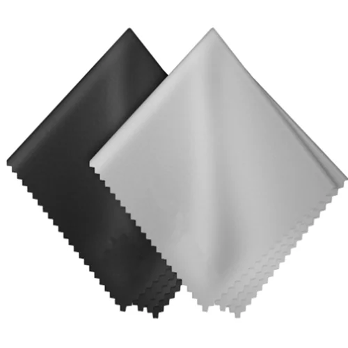 Imagen 2 del producto 100 Uds embalaje Individual tamaño grande 12x12cm aguja 1 230gsm lentes de gafas paño de limpieza de microfibra limpiador de gafas toallita