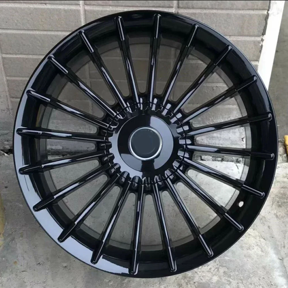 alloy wheels rims fit for auto cars hoops aluminum alloy rim tire forged rims alpina style classical style 18inch black