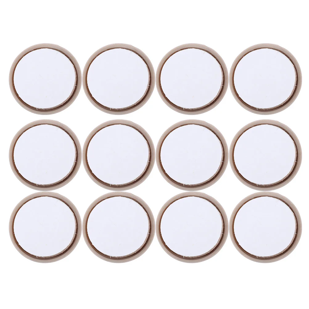 

12pcs Silent Furniture Pads Thickened Extra Strength Self Adhesive Plastic Felt Sliders Carpet Floor Protectors Non Slip