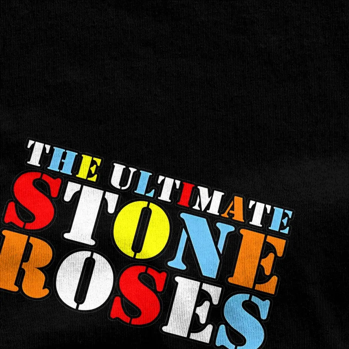 Stone Roses The Ultimate T Shirt Novelty T-Shirts Short Sleeve Vintage Tops Summer Cotton Comfortable Oversized Top Tees