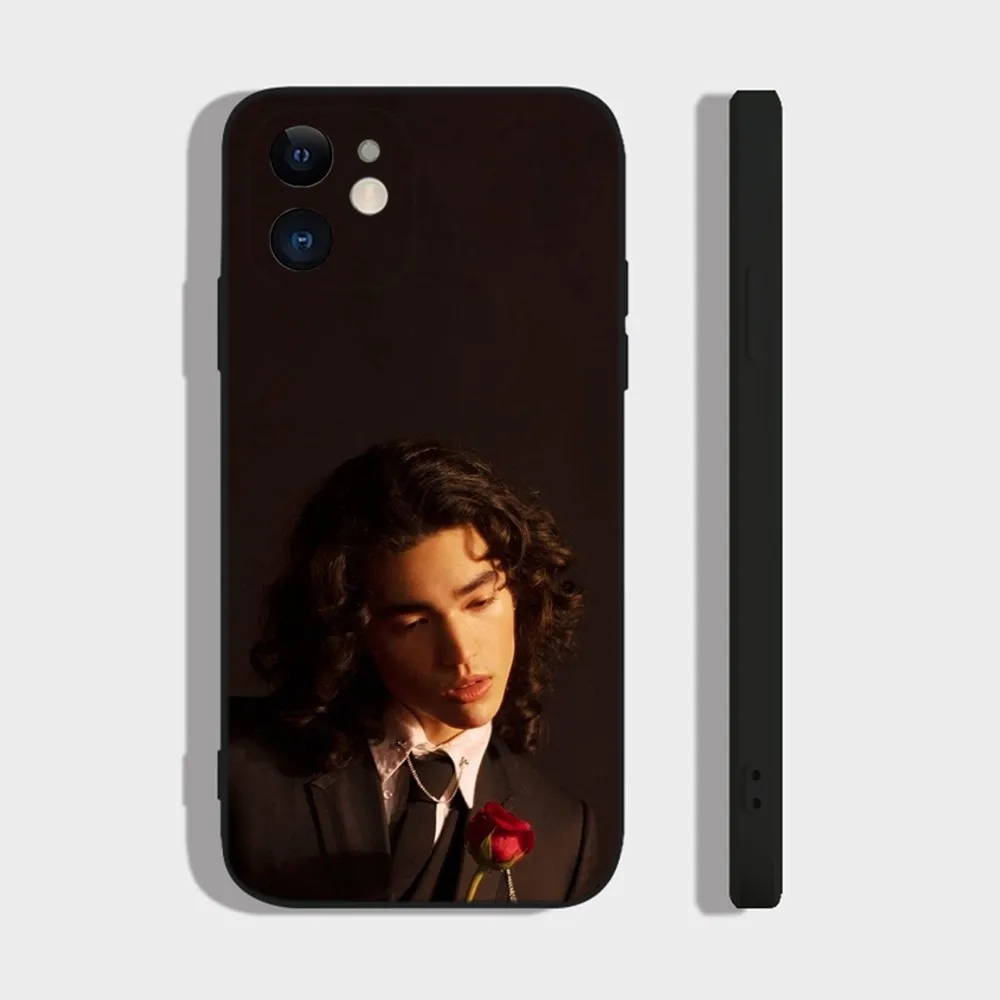 Singer C-Conan G-Gray Phone Case For iPhone 14,13,12 Mini 11 Pro XR,X,XS,MAX 6S,7,8 Plus Silicone Cover Soft black image 4