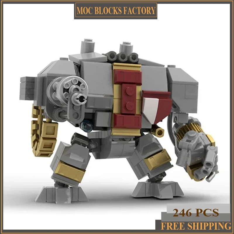 

Military Model Moc Building BricksHammer Battleship Mecha Technology Blocks Gifts Toys For DIY Mechanical Soldier Sets Assembly