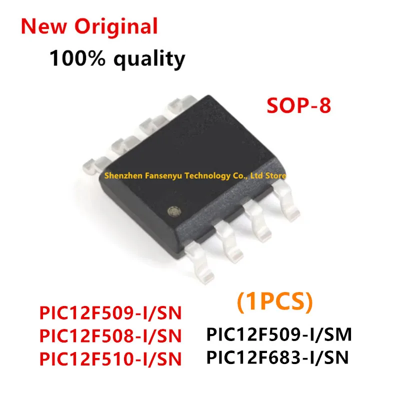 

(1piece) 100%New PIC12F508-I/SN PIC12F510-I/SN PIC12F509-I/SN PIC12F509-I/SM PIC12F683-I/SN 12F508I 12F509I 12F510I 12F50 12F683