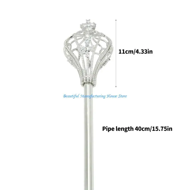 Picture 6: E56A Multi Scene Queen Scepter With Detailed Engravings Suitable For Theater Productions Holiday Event